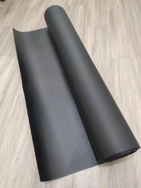 Quality Embossed Pattern SPC Flooring Underlay Foam 10 Times Black PE for sale