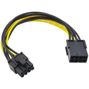 8P Heat Resistant Power Supply Harness For CPU With Overheating Protection In Industrial Automation