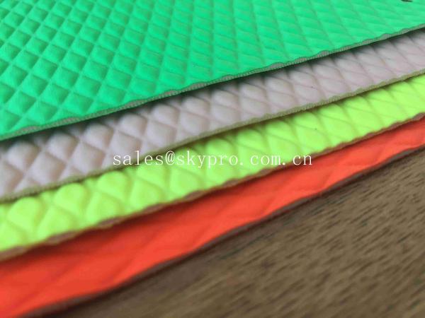 Lycra Embossed High Elastic Neoprene Fabrics Printed Wetsuit Fabric For Laptop