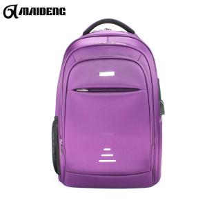 China Young People Cool Laptop Backpack / Colored Canvas Backpack For Girls on sale