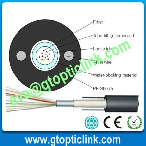 Buy cheap Outdoor messenger Aerial optic fiber cable GYXTY product