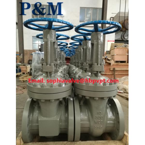 300LB WCB cast steel gate valve