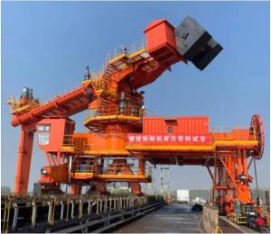 Buy cheap Screw ship unloader used for cement unloading product