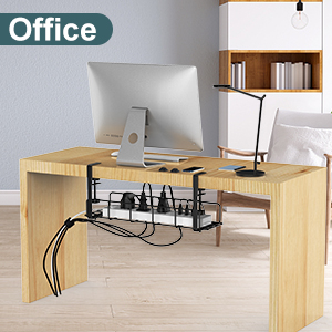 Hook Type Wire Organizer for Desks Offices and Kitchens Silver Installation Type Hook