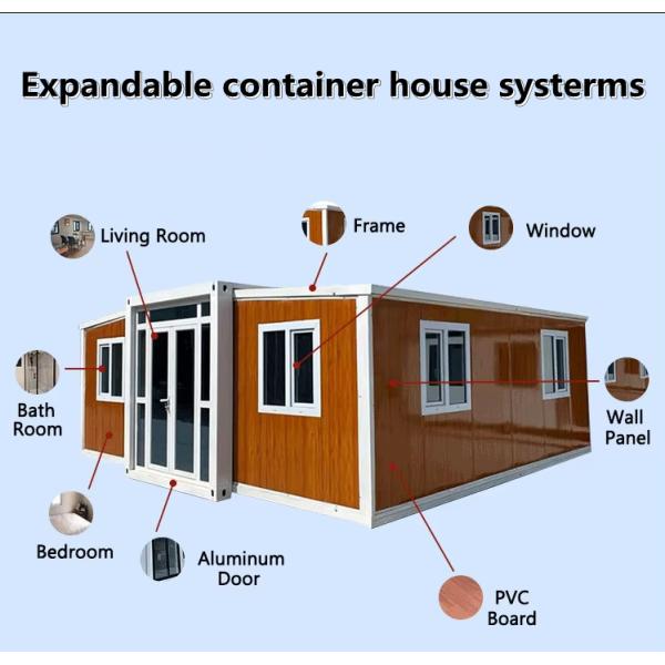 3 Bedroom Expandable Mobile Container House Foldable And Portable Home