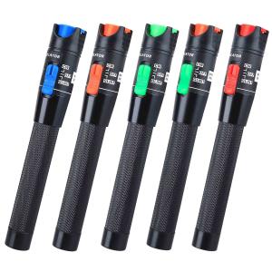 China FTTH Optical fiber cable tester red laser fault tracker Universal interface 2.5MM connector SC/ST/FC Visual fault locator 5-50MW on sale