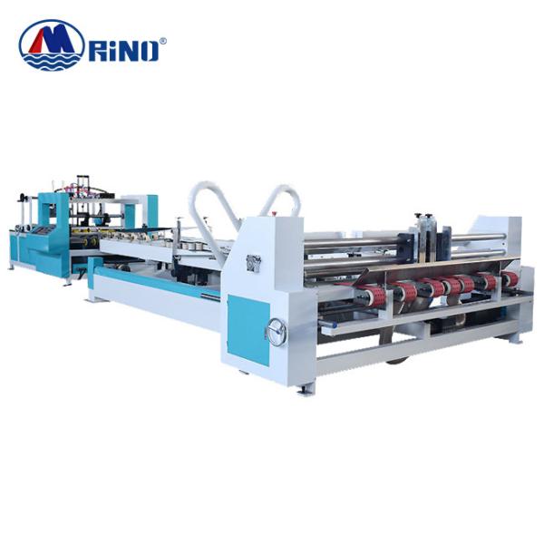 Quality 12kw Corrugated Box Folder Gluer Machine for sale