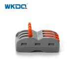 3 pin Push In Wire Connectors 222-423 Type electrical terminal block