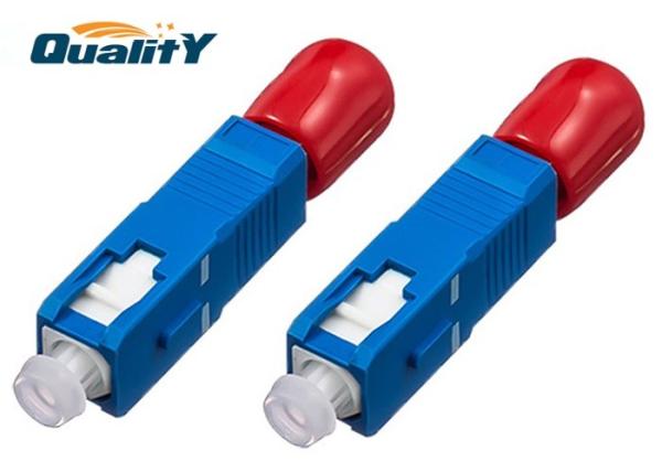 Quality FTTH Fiber Optic Adapter ST-SC Hybrid SM type Optical Fiber Adapter for Telecom for sale