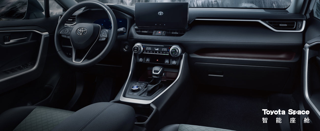 Hybrid Electric SUV with 4-wheel Drive Toyota Rav4 with Big Space and Lithium Battery