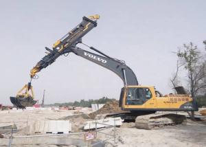 1600kg Mini Excavator Long Reach Attachment Clamshell Excavator Telescopic Boom