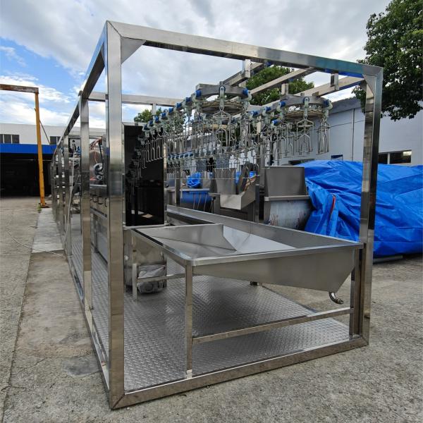 Halal Small Poultry Slaughterhouse Manufacturer Chicken Slaughter Equipment Machine Slaughtering Chickens House Plant for Sale