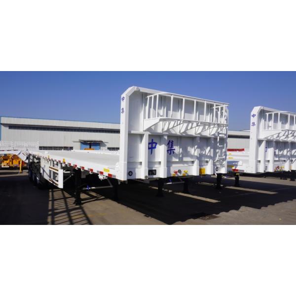Flatbed Semi Trailer for Sale with Front Wall | Flatbed Semi Trailer Manufacturers | CIMC Trailers for Sale
