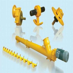 Buy cheap Screw conveyor components cardan joint Hanging bearing Spiral blade motor reducer product