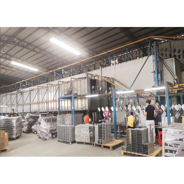 50W Electrostatic Powder Spraying Machine Overhead Conveyor Coating Line