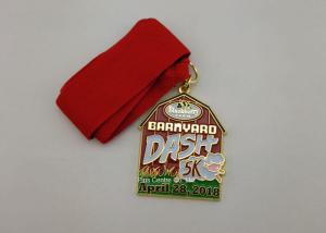 Buy cheap 3D Air Force Die Stamped Triathlons Military Service Medals And Ribbons Colorful product