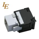 LE K050 180 Degree Unshielded Rj45 Cat6 Keystone 8P8C Toolless