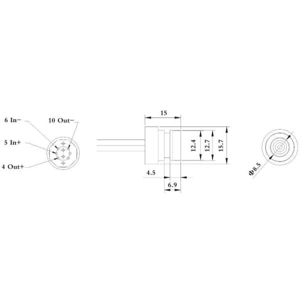 Stainless Steel Airway Connection Mini Sensor