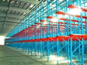 Buy cheap Single Entry Selective Pallet Racking With Single / Double Stacked Pallets product