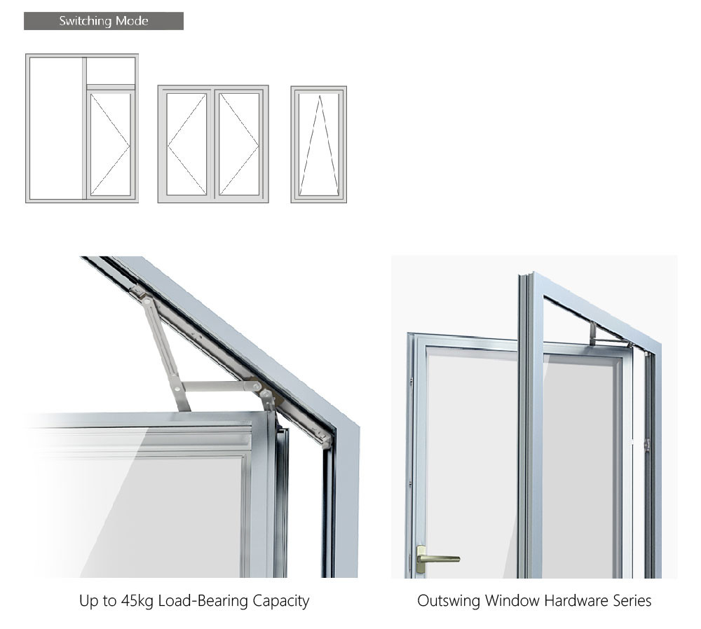 ALUMINUM CASEMENT WINDOW WITH MOSQUITO SCREEN,aluminium hinged window aluminium casement windows