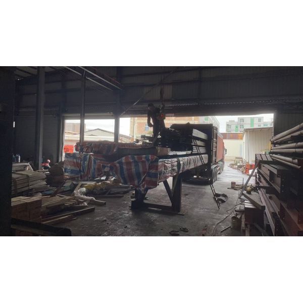Painted Metal Steel Structure Logistics Warehouse Prefab Steel Storage Building for Factory