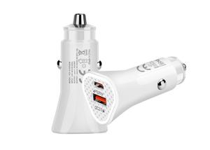 Buy cheap Dual Port USB C PD QC 3.0 38W Fast Car Charger Adapter DC12V Input product