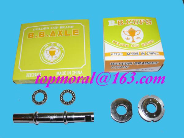 Quality Golden Cup Bicycle Axle and B.B.Cup for sale