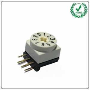 Buy cheap Customized Coding Rotary Switch Mini 10mm * 10mm 50VDC product