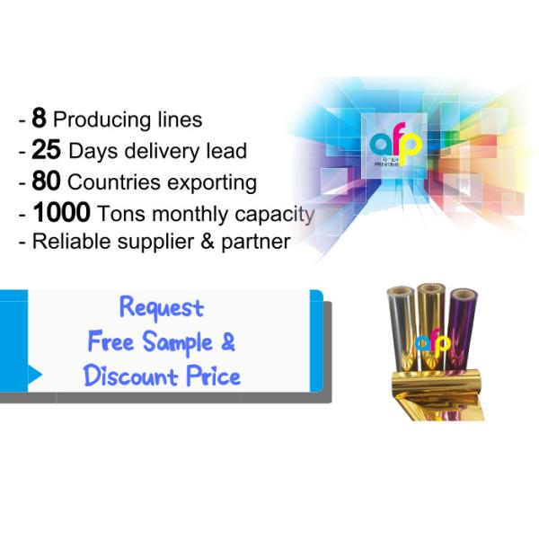 Water Transfer Double Sides Hot Stamping Foil