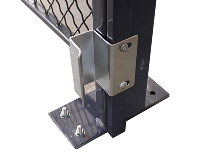 2 Sides Wire Mesh Security Partitions 10 Feet Width 10 Feet Depth 8 Feet High