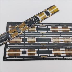 12L Flex And Rigid Flex Pcb Current High With Gold Fingers 200G Optical Module