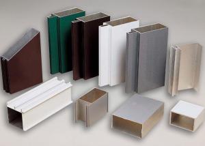 Powder Coating Extruded Aluminum Profiles 6060 6061 Curtain Wall Profile