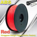 1.75mm / 3.0mm ABS 3d Printer Filament Red With Good Elasticity