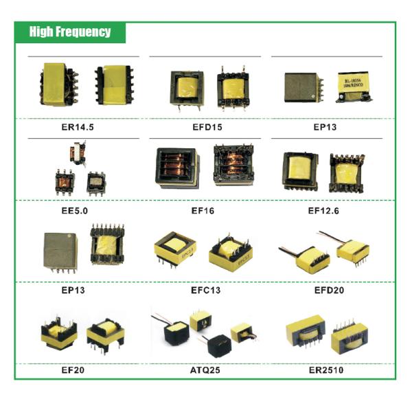 EC28 Inverter Kit 12V To 250V Copper High Frequency Transformer Ferrite Core