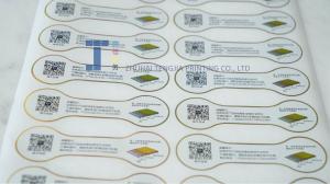 Removable Adhesive custom Metallic Sticker Labels Various Thickness Fade Resistance