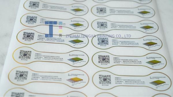 Quality Removable Adhesive custom Metallic Sticker Labels Various Thickness Fade Resistance for sale