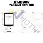 2.8 inch Capacitive touch LCD Display/240x320LCD TFT Color Screen /ST7789V/FPC