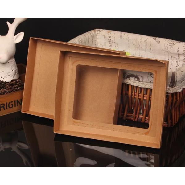 Qingdao Yilucai High Quality Custom Cotton Socks Packing Box Kraft Paper Box With Clear Window