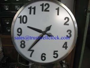 Buy cheap analog wall clocks,analog pointer outdoor clocks 1m 39inch 3inch dia, Good Clock(Yantai) Trust-Well Co.,Ltd product