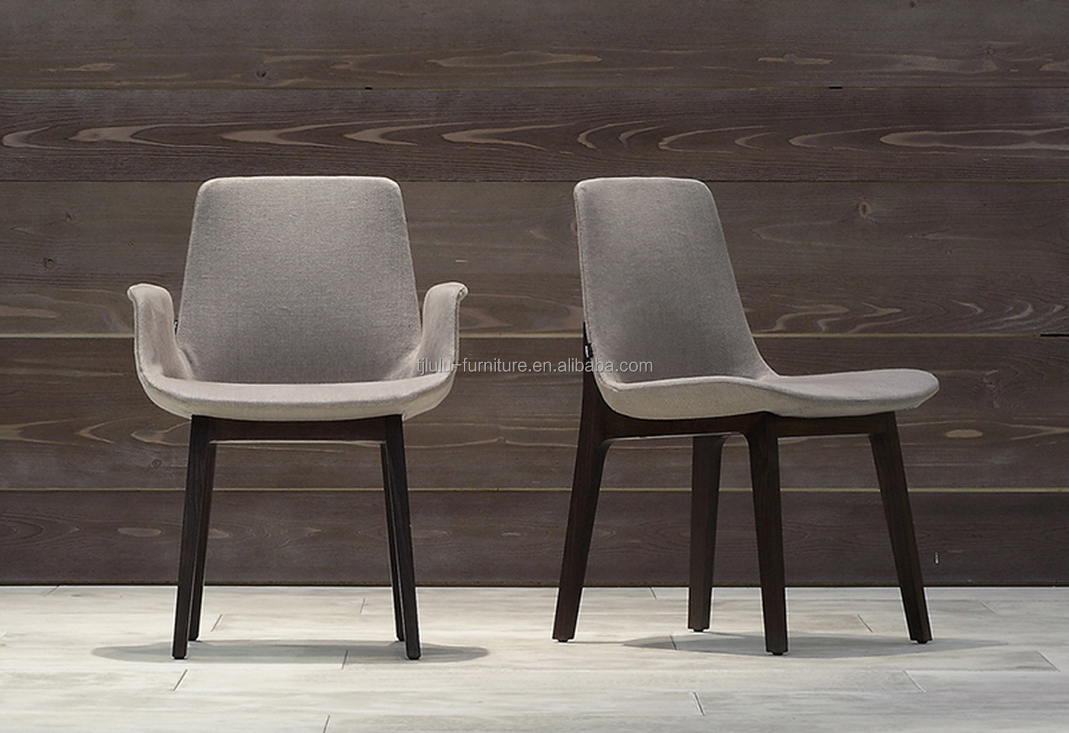 Modern Design Wooden Dining Chair for Customized Restaurant Seating Arrangements