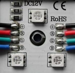 3pcs SMD 5050 led Iron shell waterproof led modul with high lumen