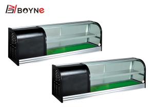 China Restaurant Cake Display Case Single Layer Sushi Fridge Cabinet on sale