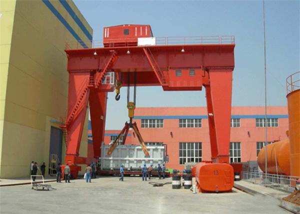 Quality Customized 10 Ton Double Girder Rail Gantry Cranes For Warehouse for sale