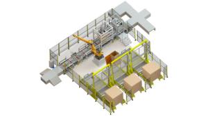 Buy cheap Automated Carton Packing Machine Line Custom Assembly Automation product