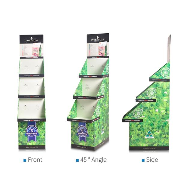Light Weight Printed Cardboard Display Stands Easy - Assembling For False Eyelashes