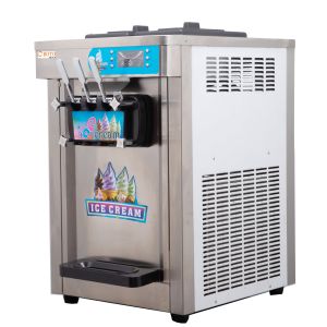 Automatic Clean With LCD Panel Commercial Soft Ice Cream Machine