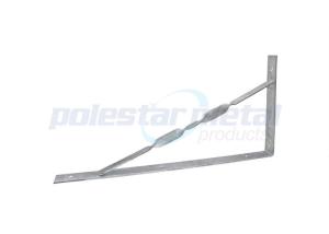 China Hot Dipped Galvanised Construction Hardware Heavy Duty Wall Shelf Brackets 600 x 300 x 40mm on sale