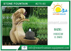 Outdoor Cast Stone Garden Fountains Decorative High Grade Nontoxic Multi Style