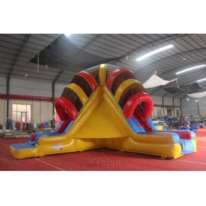 Customized Size Volcano Large Inflatable Slide WSS-239 For Kids / Adults