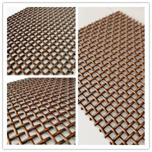 Contemporary Architecture Metal Mesh Woven High Transparency